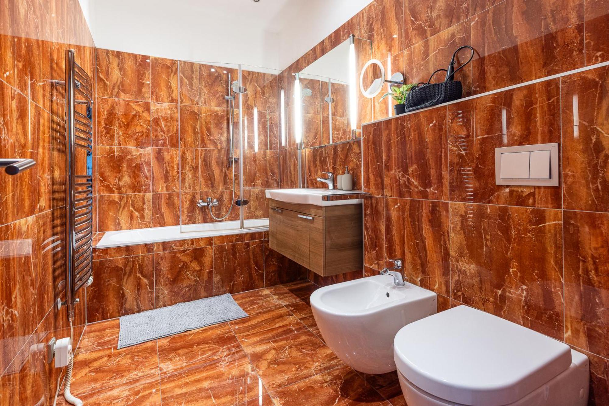 Nice Big Apartment 2Bds - Belgicka Prag Exterior foto