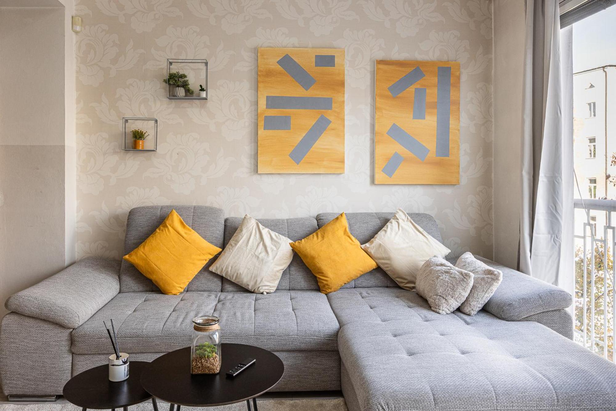 Nice Big Apartment 2Bds - Belgicka Prag Exterior foto